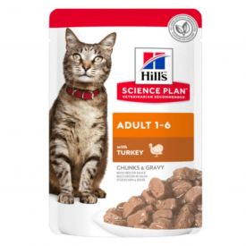 Hills Adult Cat Turkey Pouch